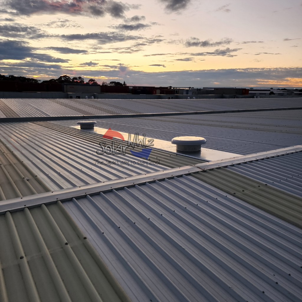 factory exhaust fans on roof